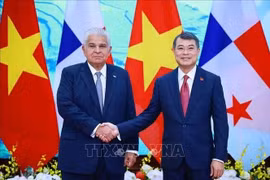 Thủ tướng Lê Minh Hưng hội kiến Tổng thống Panama