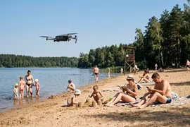 Video Belarus sử dụng UAV ‘biết nói’ tuần tra các bãi biển