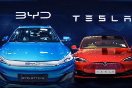 Tesla mất vị trí số 1 thế giới về sản xuất xe điện vào tay BYD của Trung Quốc