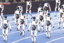 Robot Trung Quốc vượt kỷ lục thế giới chạy nước rút 100 mét của Usain Bolt