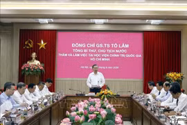 Tổng Bí thư, Chủ tịch nước thăm và làm việc tại Học viện Chính trị Quốc gia Hồ Chí Minh