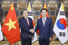 Chủ tịch Quốc hội Hàn Quốc đón, hội đàm với Chủ tịch Quốc hội Trần Thanh Mẫn