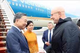 Tổng Bí thư, Chủ tịch nước Tô Lâm cùng Phu nhân bắt đầu thăm cấp Nhà nước Liên bang Nga