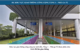 Lưu ý: Sân bay Nội Bài áp dụng phân luồng giao thông mới từ 3-8