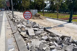 Phường Hai Bà Trưng lý giải việc đào bới hè phố Nguyễn Đình Chiểu