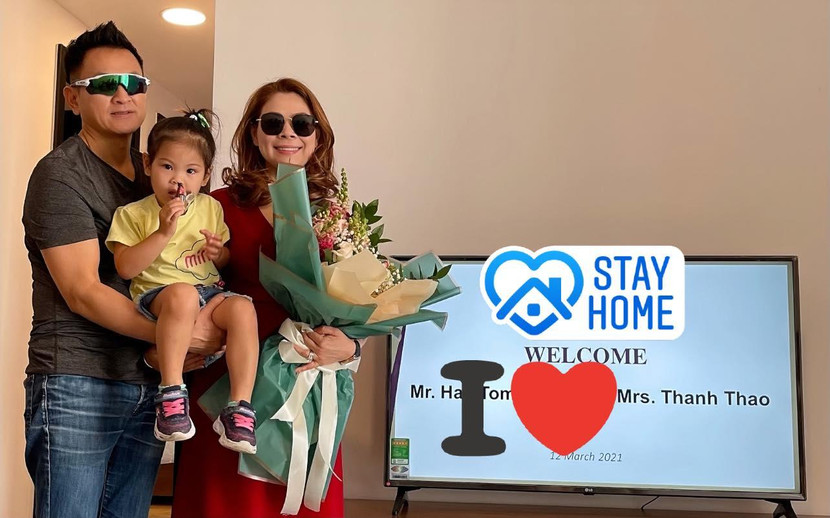 Vợ chồng Thanh Thảo mới mua một căn hộ tại TP.HCM để ổn định cuộc sống và công việc nghệ thuật, kinh doanh của cô tại Việt Nam