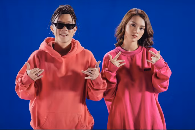 Young Uno và Quỳnh Lương trong MV "Hà Nội Chill"