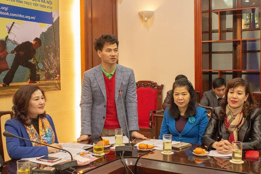 NSƯT Xuân Bắc tại cuộc gặp gỡ báo chí giới thiệu chương trình