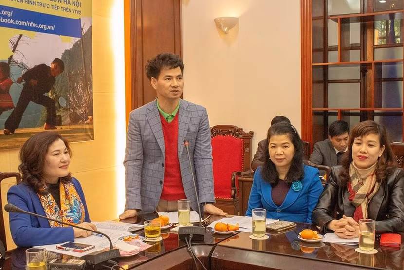 NSƯT Xuân Bắc tại cuộc gặp gỡ báo chí giới thiệu chương trình