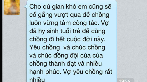 Tin nhắn xúc động của người vợ gửi chồng ở Trường Sa ảnh 1