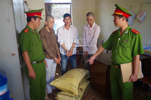 Bắt nhóm đối tượng chuyên trộm cắp cà phê ảnh 1