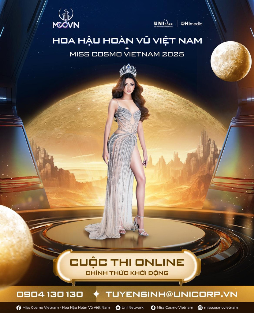 Chính thức khởi động cuộc thi Online 'Hoa hậu hoàn vũ Việt Nam - Miss Cosmo Vietnam 2025'