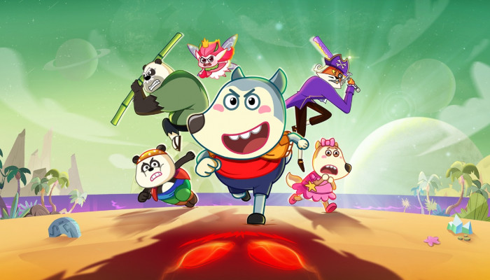 Hình ảnh phim hoạt hình “Wolfoo và hòn đảo kỳ bí”