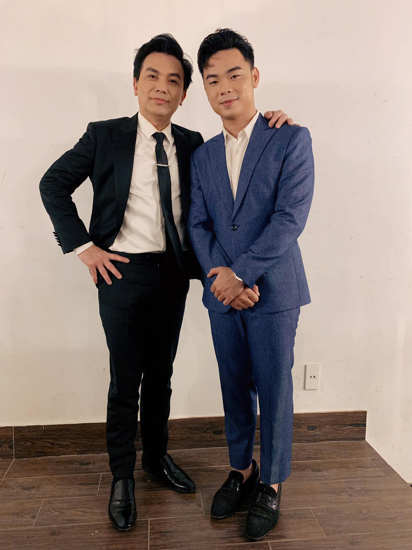 Mạnh Quỳnh và giọng ca trẻ Trường Sang được anh nhận làm học trò