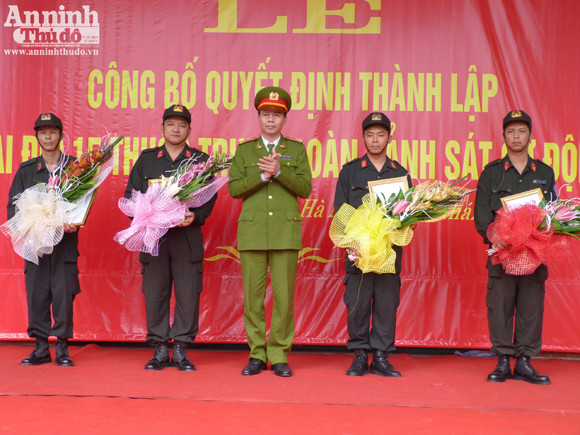 CATP Hà Nội thành lập Đại đội CSCĐ số 15 ảnh 3