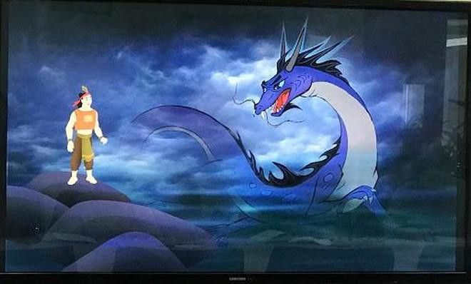 Cảnh trong bộ phim hoạt hình "Huyền thoại mắt biển" được Hãng phim Hoạt hình sản xuất năm 2020 Cảnh trong bộ phim hoạt hình "Huyền thoại mắt biển" được Hãng phim Hoạt hình sản xuất năm 2020