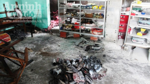 Nổ trong cửa hàng gas, 1 người bị thương ảnh 1