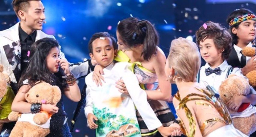 Hồ Văn Cường thời điểm đăng quang "Vietnam Idol Kids 2016"