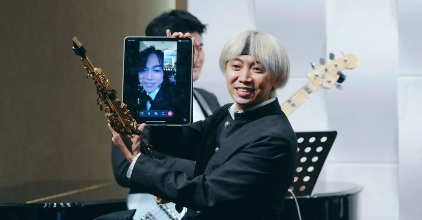 Bảo Anh gọi điện chúc mừng sinh nhật nam diễn viên Shun Shioya ngay trên sân khấu đêm nhạc riêng của mình diễn ra tại Hà Nội vào đầu tháng 6-2025