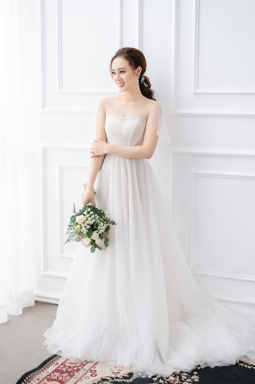 Nhan sắc xinh đẹp của cô dâu Ngọc Hà. Nhan sắc xinh đẹp của cô dâu Ngọc Hà.