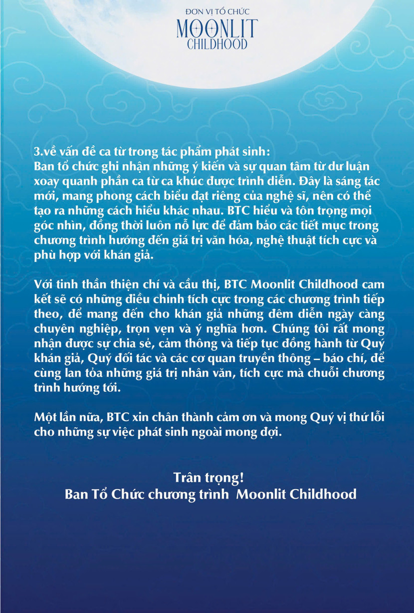 Ban tổ chức ‘Moonlit Childhood 2025’ phản hồi về phần trình diễn của Jack ảnh 3