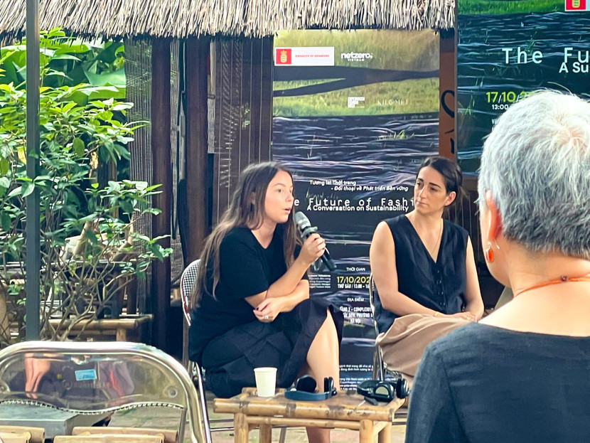 Bà Evelina Danielsson Valladares, chia sẻ góc nhìn về đổi mới và phát triển bền vững trong ngành thời trang toàn cầu