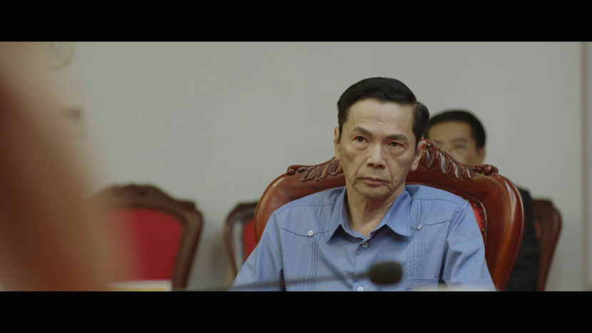 Tạo hình của NSND Trung Anh trong phim "Lằn ranh"