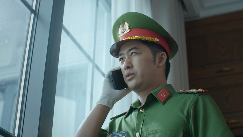 Diễn viên Bảo Anh nối dài thêm mối duyên đóng vai chiến sĩ Công an trong sự nghiệp diễn xuất