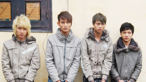 Băng cướp nhí bị bắt giữ tại cơ quan công an (Ảnh minh họa)