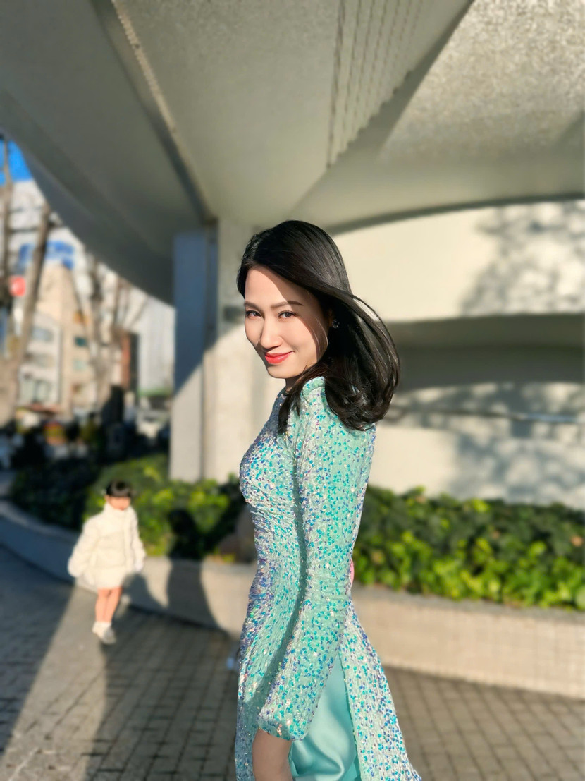 MC Hạnh An An đảm nhận vai trò dẫn chương trình tại lễ hội