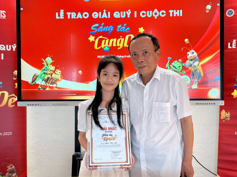 Tác giả "nhí" Mầu Tuệ An Tác giả "nhí" Mầu Tuệ An