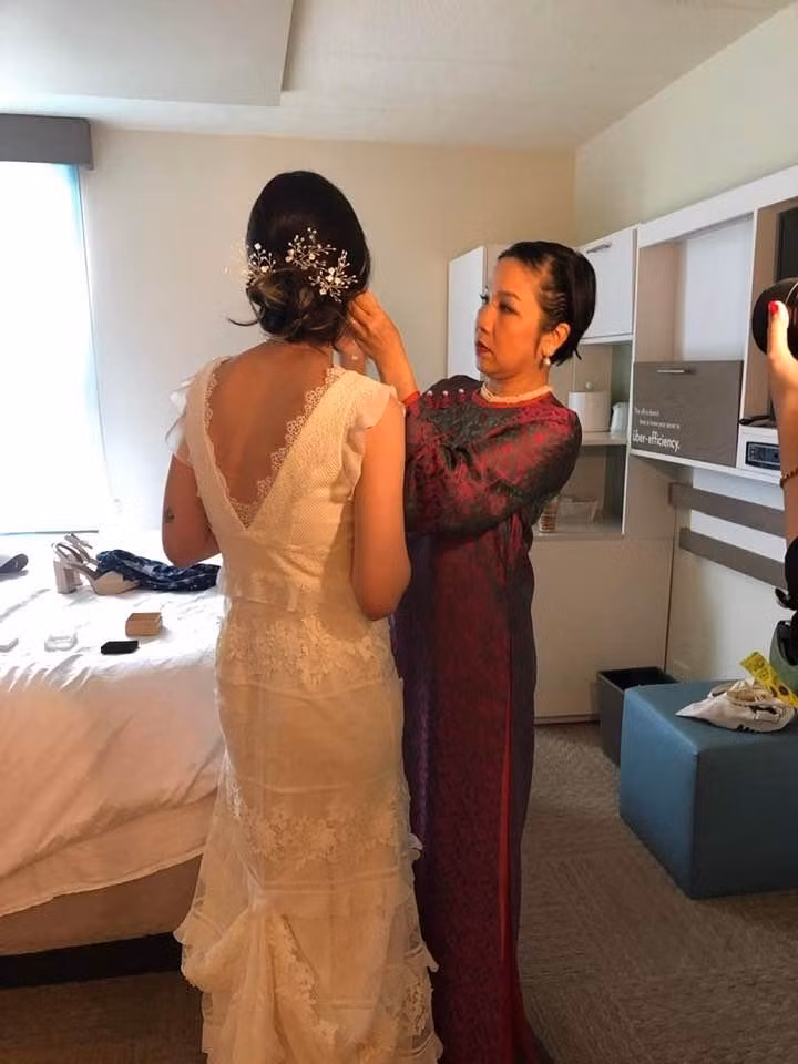 Mỹ Linh trong ngày trọng đại của Anna Trươgn Mỹ Linh trong ngày trọng đại của Anna Trươgn