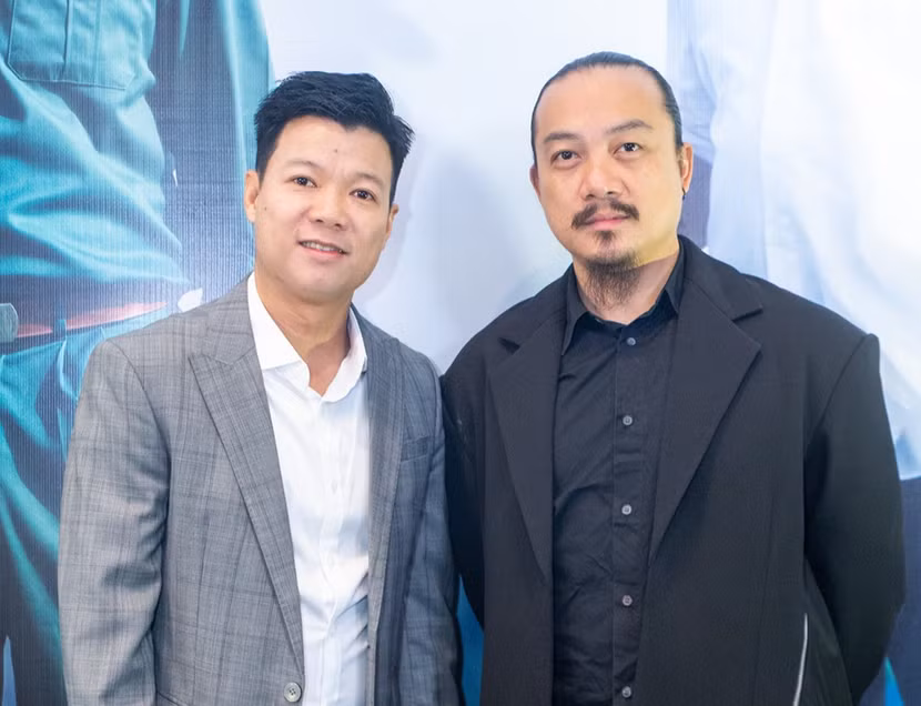 Ca sĩ Vũ Thắng Lợi và đạo diễn Cao Trung Hiếu