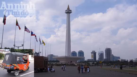 "Cưỡi" Bajai xem Jakarta ảnh 1