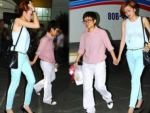 Phương Uyên xuất hiện trên sân khấu cùng người tình "tin đồn" ảnh 1