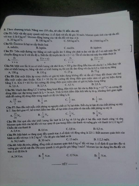 Gợi ý cách giải đề thi tuyển sinh Đại học năm 2013 môn Vật Lý ảnh 6