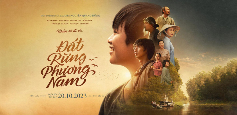 Poster phim "Đất rừng phương Nam" được chọn làm cover của trang Facebook "Phim Đất rừng phương Nam" có 12.000 người theo dõi.