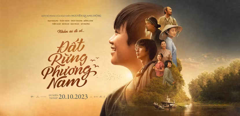 Poster phim "Đất rừng phương Nam" được chọn làm cover của trang Facebook "Phim Đất rừng phương Nam" có 12.000 người theo dõi.
