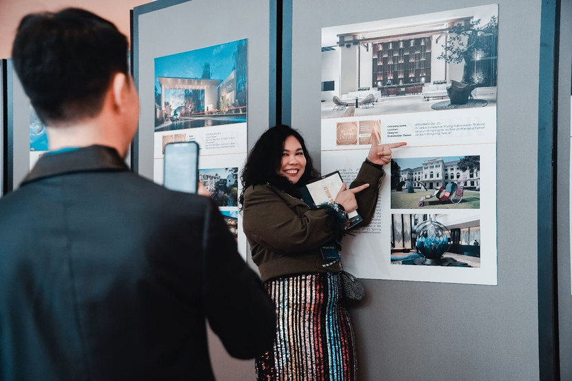 Khu vực trưng bày ảnh các dự án đạt giải. Khu vực trưng bày ảnh các dự án đạt giải.