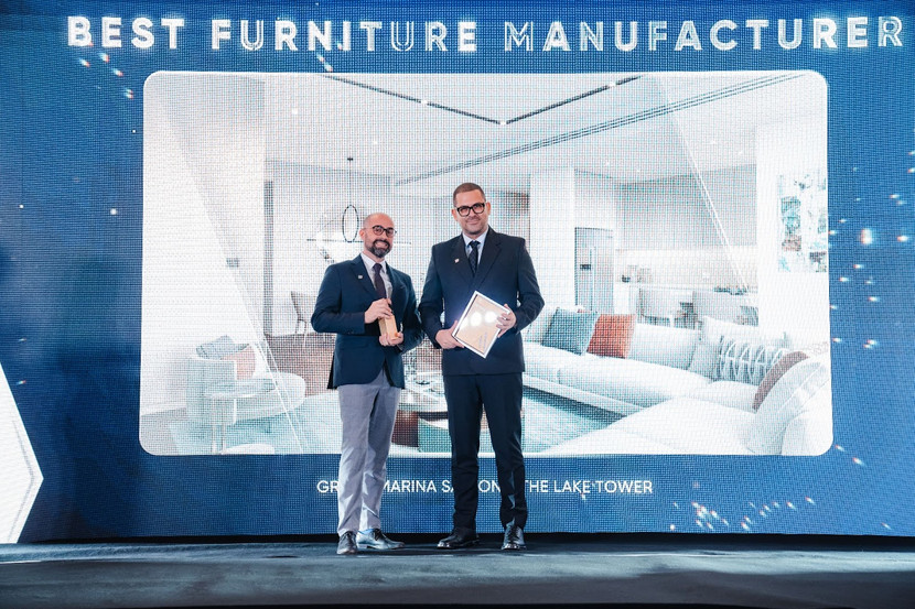 Trao giải "Best furniture manufacturer" cho khách sạn Grand Marina Saigon - The lake tower. Trao giải "Best furniture manufacturer" cho khách sạn Grand Marina Saigon - The lake tower.