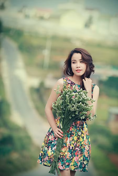 Bảo Trúc khoe sắc giữa vườn hoa Đà Lạt ảnh 7