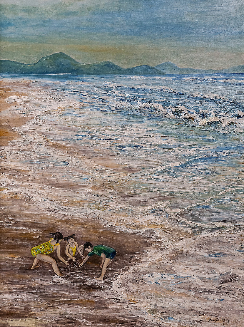 Một bức vẽ được trưng bày tại triển lãm Một bức vẽ được trưng bày tại triển lãm