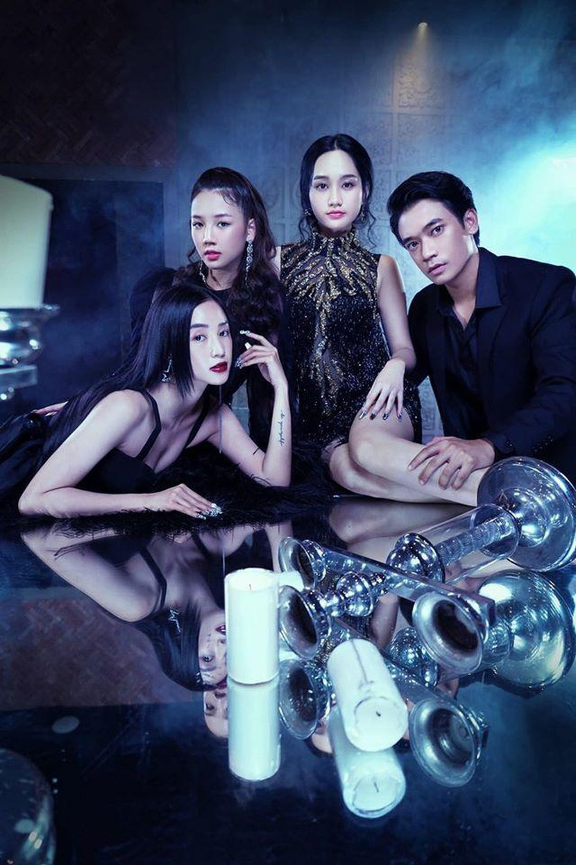 Bốn gương mặt chủ chốt tham gia diễn xuất trong phim