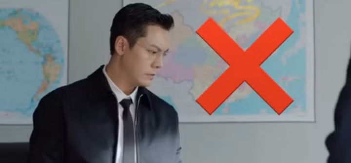 Hình ảnh tấm bản đồ thế giới có hiển thị "đường lưỡi bò" phi pháp xuất hiện trong tập 16 bộ phim "Hãy để tôi tỏa sáng"