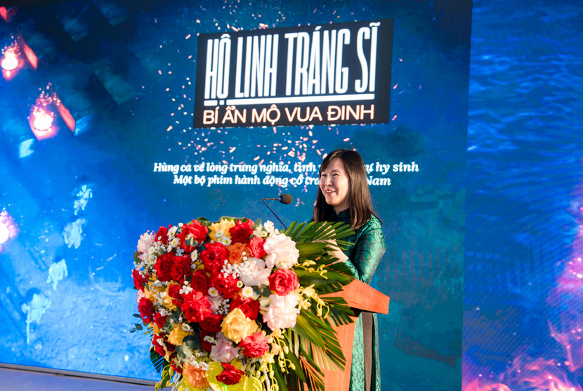 Bà Ngô Thị Bích Hạnh - đại diện BHD công bố dự án phim Bà Ngô Thị Bích Hạnh - đại diện BHD công bố dự án phim