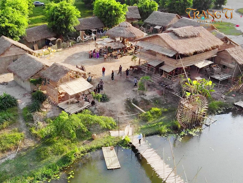 Bối cảnh ngôi làng trong phim "Trạng Tí"