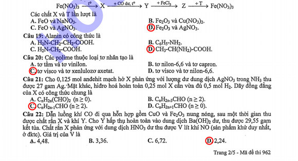 Gợi ý đáp án đề thi môn Hóa khối B ảnh 5