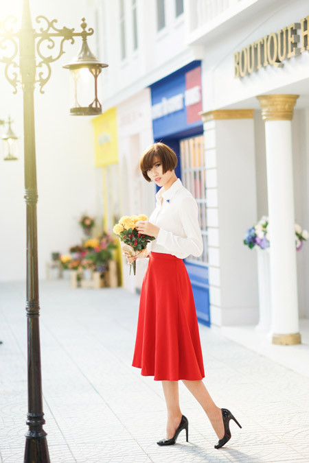 Trang "Lạ" cá tính với gam màu đỏ ảnh 7 Trang "Lạ" cá tính với gam màu đỏ ảnh 7