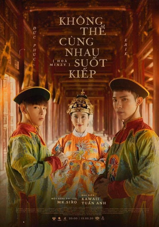 Đức Phúc và Erik đóng vai thị vệ trong MV của Hòa Minzy