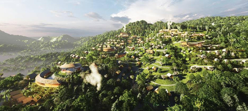 Công trình Mai Châu Culture Resort (Việt Nam) dự thi hạng mục "Kiến trúc Khu Nghỉ dưỡng xuất sắc nhất" (ảnh: AADA)